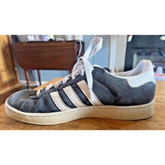 Adidas Campus Sneakers Skateboarding Shoes Suede Grey / White / Gum Size 9.5 main image 9